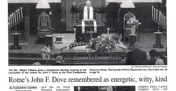 John F. Dove - Laid to Rest